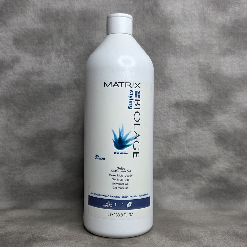 Matrix BIOLAGE Styling Blue Agave GELEE Firm Hold Gel 33.8 fl oz Discontinued